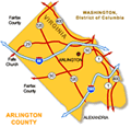 arlington county map