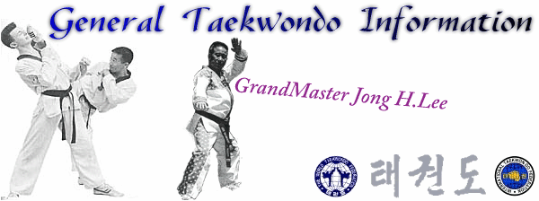 implícito anillo Insatisfecho General Taekwondo Information - Index