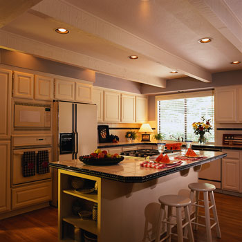 Kitchen cabinets from Light House Installs.